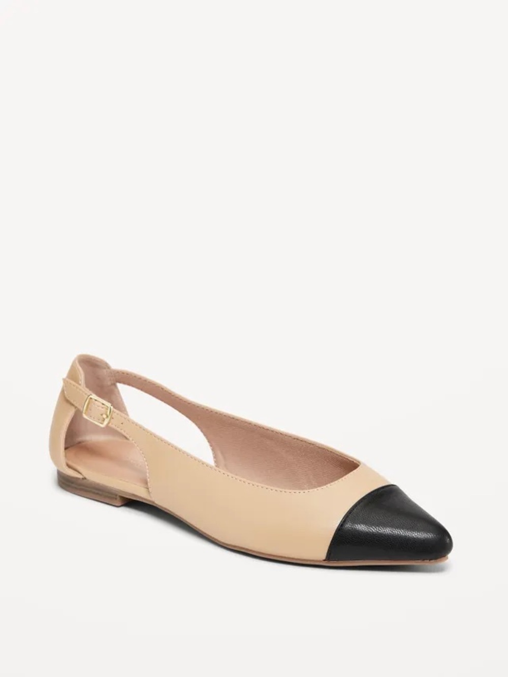 Old Navy Two-Tone Pointed Toe Slingback Flats